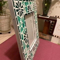 ガラス飾りフレームの画像