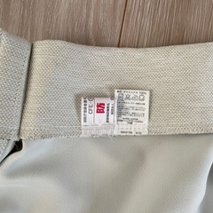 無印良品 防炎 プリーツカーテン フック付きの画像