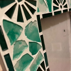 ガラス飾りフレームの画像