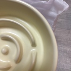 犬　ペット用　早食い防止皿　陶器の画像