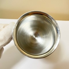 インドネシア ジョッキ ビアマグ 錫製 未使用品の画像