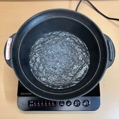 アイリスオーヤマ 一口IHコンロ HKT-T37（ブラック）2021年製の画像