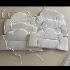 PUPPAPUPO ベビー用雲型ベッドガード ミニサイズ　ホワイトの画像