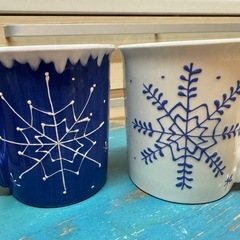 大きめ　ペア　マグカップの画像