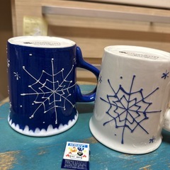 大きめ　ペア　マグカップの画像