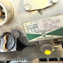 動作確認済　Yanmar　ヤンマー　NF90ーL　セル付き　ディーゼルエンジン　ボーリングマシン等　用途色々の画像