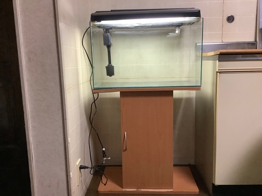 水槽台濾過セット 水槽セット(水槽、濾過器、照明、水槽台、その他色々) (Tama) 塚本の