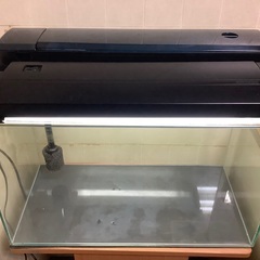 水槽セット(水槽、濾過器、照明、水槽台、その他色々)の画像