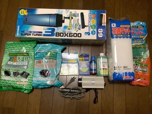 水槽セット(水槽、濾過器、照明、水槽台、その他色々) (Tama) 塚本の