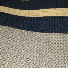 直径2メートル弱の円形ラグの画像