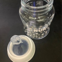 星柄のNUK哺乳瓶2本&おしゃぶりセットの画像