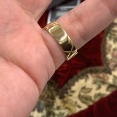 K18 ダイヤモンドリング　6.6g 0.308ct 約11.5号の画像