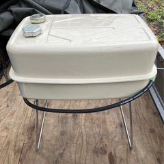 【栗山】ホクエイ 25L 灯油タンク IT-25K　スタンド付  の画像