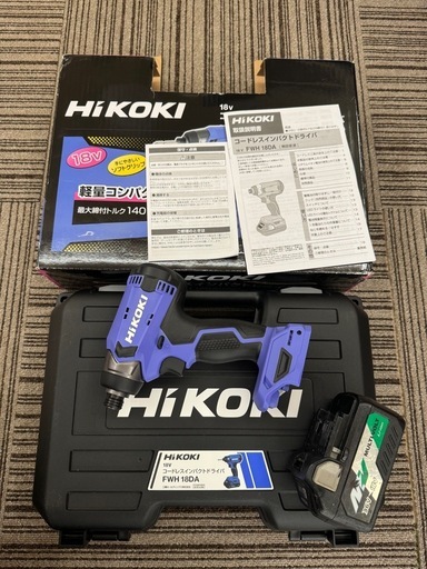 ✨HiKOKI 18V インパクトドライバー FWH18DA 未使用品✨