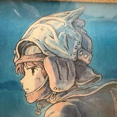 風の谷のナウシカ　イラスト額　宮崎駿　トルメキア戦役　絵画の画像