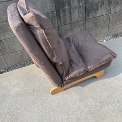 1人掛けリクライニングソファ　座椅子　フロアチェアの画像