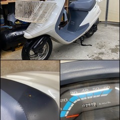 HONDA タクト　ベーシック　速いです　AF24 美車　実動　書類付き　走る止まる曲がるOK タクト50 TACT 原付　スクーター　2ストロークの画像