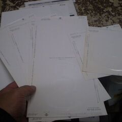 ＣＤ／ＤＶＤラベルシール［インクジェット］ 使いかけ　CD10個分ありますの画像