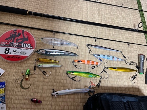 取引中オフショア　ロックショア　釣具セット