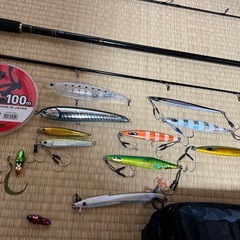 引退品　オフショア　ロックショア　釣具セットの画像