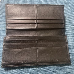 Calvin Klein 本革 長財布 黒の画像