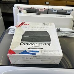 【リサイクルショップ ピカソ 小松原】🌈✨【高年式‼️2021年製📺💾】TOSHIBA✨Canvio Desktop✨2TB✨箱あり完品★3586★の画像