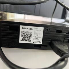 【リサイクルショップ ピカソ 小松原】🌈✨【高年式‼️2021年製📺💾】TOSHIBA✨Canvio Desktop✨2TB✨箱あり完品★3586★の画像