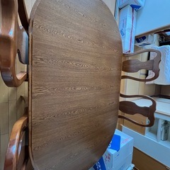 アンティーク調　猫足テーブル 大塚家具で購入の画像