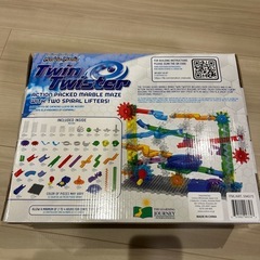 【美品】ツインツイスター テクノギアー マーブルマニア　ビー玉転がし　ピタゴラスイッチ　電動の画像