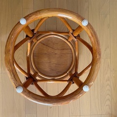 ラタンスツール  ラタンチェア 籐椅子の画像