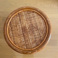 ラタンスツール  ラタンチェア 籐椅子の画像