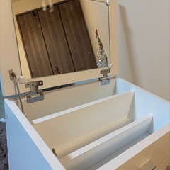  ドレッサー　収納棚　可動式の画像