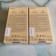 motorola moto g05 フレッシュラベンダーとミスティブルー2台セットの画像