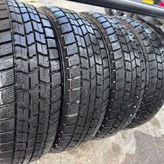 😊スタットレスタイヤ ホイル付き 軽自動車 グットイヤー アイスナビ７ 155/65R13 まだまだ使用可能👍の画像