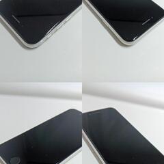 整備済！　iPhoneSE（第三世代）　A2782　64GB　本体　スターライト 　SIMフリー　箱　画面ムラ有　257632829の画像