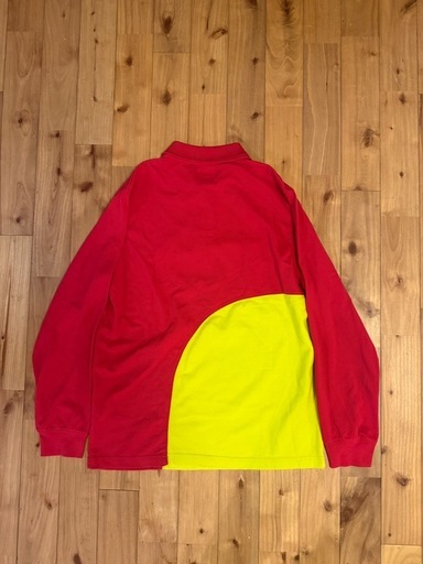 【美品】Supreme 18SS Corner Arc L/S ポロシャツ M