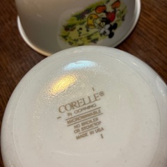 ミッキー　コレール　カップ　& 器の画像