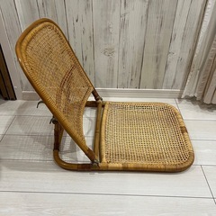 ラタン 座椅子 使用感ありの画像