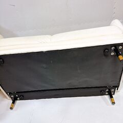 ★2人掛けソファ コンパクトソファー ベロア フロア ロー 二人用 2P 小さい 小さめ 省スペース クッション付き ひとり暮らし 一人暮らし 高見え 上質 幅113の画像