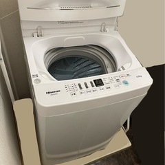 【4.5kg洗濯機】ハイセンス　12/17〜18受渡しの画像