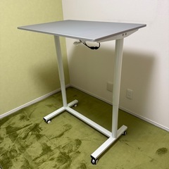 ワンタッチ昇降スタンディングデスク PCデスクの画像