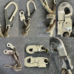 中古品安全帯まとめ　FUJI　DENKO MARAEL 　ツヨロン　6点セットの画像