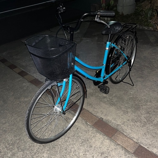 26インチ自転車LEDオートライト防犯登録解除済み (たけちゃん) 佐賀の