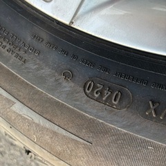 LEXUS RX スタッドレスホイール4本セット　タイヤ2020年製　バリ溝の画像