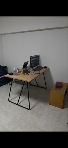 中古無印良品折り畳みテーブル