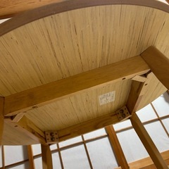 丸テーブル 90×90 椅子なしの画像