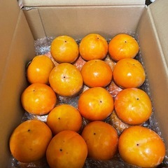 ⑤和歌山県　九度山産　富有柿　甘柿　大粒　8.6kg 43個　おまとめ　大容量　一箱　セットの画像
