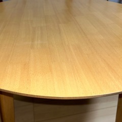 丸テーブル 90×90 椅子なしの画像