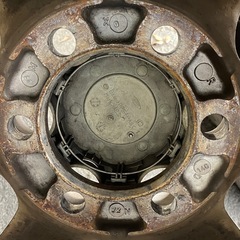  トヨタ ハイエース 200系 アルミホイール タイヤホイールセット スペアタイヤ付き 5本セット 195/80R15 107/105Lの画像