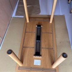 💕無印良品　ダイニングセット　木製テーブル　ダイニングこたつの画像